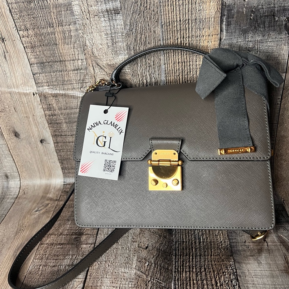 Lovecat Gray crossbody Handbag
